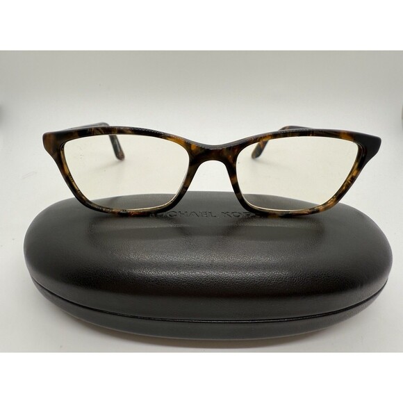 Ralph Lauren Eyeglasses Frame RA7044-5738 Tortoise 50-16-135 & Michael Kors Case - Picture 3 of 16